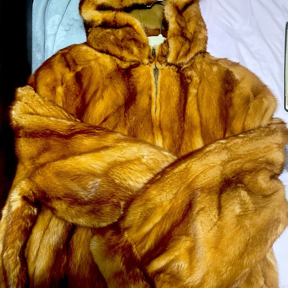 Short Mink classic mink jacket